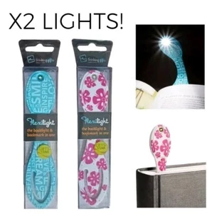 x2 Flexilight Lighted Bookmark Reading Light Book Light LED Slim Flexible Gift - Bild 1 von 16