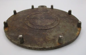 Vintage Cast Iron Stand Round PITNER Gas Iron Co Chicago Stand NO 90 VERY RARE - Picture 1 of 4