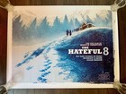 THE HATEFUL EIGHT - ORIGINAL UK QUAD MOVIE POSTER 2015 - QUENTIN TARANTINO