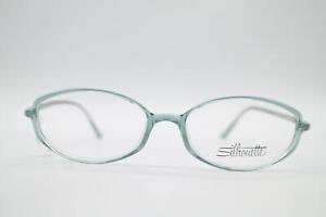 Vintage Silhouette 1952/10 Blue Oval Glasses Frames Eyeglasses NOS