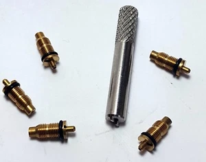 Fünf Live Steam M4.5 Gaseinfüll-/Einlassventile Upgrade + kostenloses Custom Tool - Bild 1 von 5