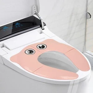 Portable Kids Travel Potty Seat Pad Baby Folding Toilet Training Seat Cover Todd - Picture 1 of 29