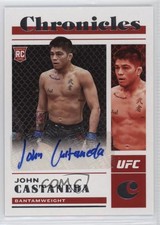 2023 Panini Chronicles UFC Signatures John Castaneda #CS-JCS Rookie Auto RC