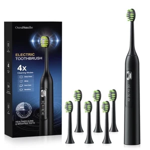 Electric Toothbrush for Adults, 42000 VPM Deep Clean Sonic Toothbrush with 6 ... - Picture 1 of 7