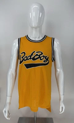 Bad Boy Jersey Biggie Smalls Yellow Black Men’s Size S - Image 1 of 4