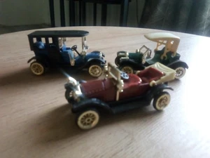 VTG Diecast Miniature High Speed Antique Cars HF9085 HF9086 HF9087 (3) 1:64 - Picture 1 of 3