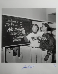 Sandy Koufax Hand Signed Autographed 16X20 Photo Dodgers Walt Alston JSA /32 - Picture 1 of 4