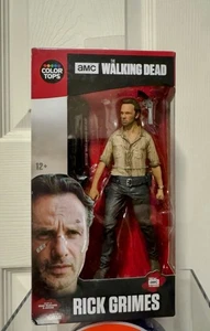 McFarlane AMC Color Tops 2016 The Walking Dead Rick Grimes 7" Action Figure #1 - Picture 1 of 4