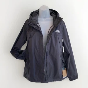 The North Face Women’s L/Large Antora Windbreaker Jacket - Black NWT - Picture 1 of 7