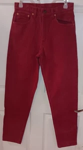 Vintage Y2K Levis 550 90s Red Tapered Leg Mens Size 31X34 - Picture 1 of 3