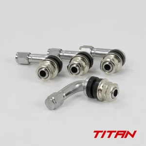 4 x Bolt-in 90 Degree Short Valves fit Work SSR Enkei  Koenig Weds Riverside ST2 - Picture 1 of 15