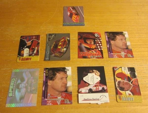 Bill Elliott Driver Lote de 9 DIFERENTES Tarjetas Coleccionables con 5 INSERTOS NASCAR Racing - Imagen 1 de 2