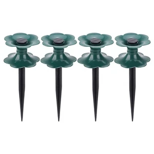 4 Pcs Watering Pipe Wheel Hose Protector Garden Guide for Guides with Roller _ - Picture 1 of 12