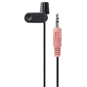 Hama Ansteckmikrofon Clip-on-Mikrofon für Laptop Notebook 2m Kabel 3,5mm Klinke - Bild 1 von 4