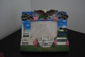 Washington DC 3D Souvenir Bilderrahmen U.S. Capitol White House Memorials 4x6 - Bild 1 von 3