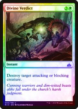 Divine Verdict FOIL Rivals of Ixalan NM White Common MAGIC MTG CARD ABUGames