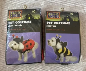 Totally Ghoul Lucky Ladybug & Buzzy Bee Dog Costume SMALL Kmart NEW - Picture 1 of 6