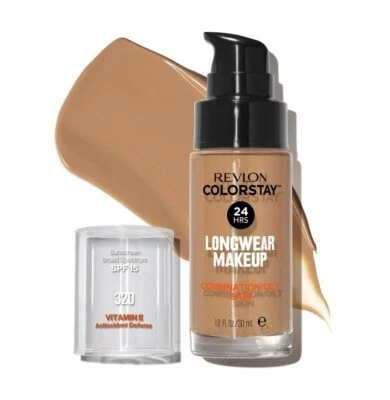 Revlon Colorstay 24Hrs Makeup w/ SPF 15 - 320 True Beige Combination / Oily Skin - Image 1 of 4