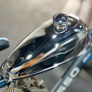 0.53 Gal Gas Fuel Bright Coating Fuel Tank For 80cc 66cc 49cc Motorized Bicycle - Foto 1 di 7