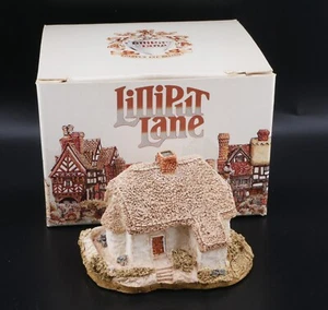 Rare Lilliput Lane Cottage Clover Cottage Mint in box with Deeds Undisplayed - Foto 1 di 5