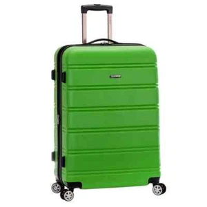 28 in. Green Lightweight Expandable Hardside Luggage With Double Wheels Spinner - Picture 1 of 4