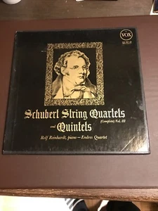 Schubert- String Quartets/ Quintets 3 Box Sets a 3 Lp Reinhardt/ Endres Quart816 - Foto 1 di 3