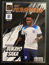 2022-23 Panini Donruss Soccer Net Marvels Bukayo Saka #6 England