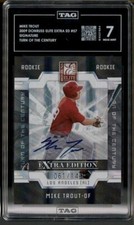 2009 Donruss Elite Extra Edition Auto Turn of the Century Mike Trout /149 TAG 7