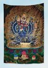 fabric wall art Lord of Death Yamantaka Tibetan Thangka tapestry cloth poster