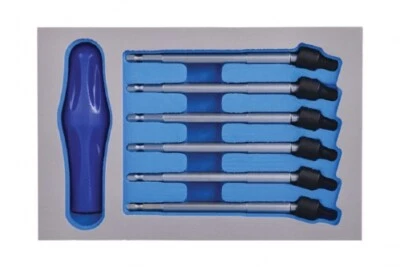 Long Swivel UJ Universal Joint Hex Allen Bit Socket Set 3mm-8mm (150MM LONG) - Image 1 of 4