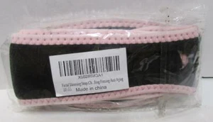 Gesichts-Schlankheitsriemen Straffend Anti Aging Pink Schwarz NEU - Bild 1 von 2