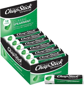 Bulk Lip Balm, Classic Spearmint 12-Pack – Cool & Refreshing Lip Moisturizer for - Picture 1 of 9