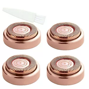 4pcs Portable Facial Body Hair Remover Replacement Heads Blades Cleaning Kit - Picture 1 of 9