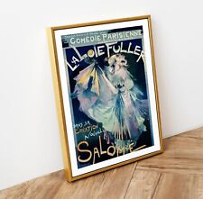 Poster of Comédie–Parisienne (1895) Art Print, Art Nouveau, Woman, Vintage UK