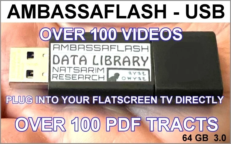 AMBASSAFLASH Digital Library 64GB USB 3.0 Flash Drive  - Image 1 of 1