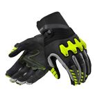 Leather Gloves Motorcycle Revit Energy Yellow