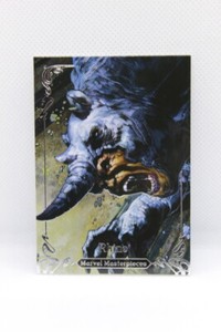 2018 Marvel Masterpieces #10 RHINO TIER 1 BASE /1999