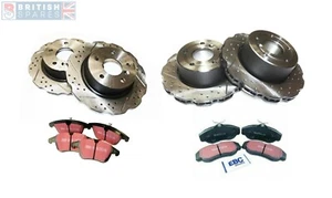 KIT DE FRENOS DE RENDIMIENTO ONDULADO DELANTERO + PERFORADO TRASERO DISCOVERY 98-04 TD5 EBC - Imagen 1 de 1