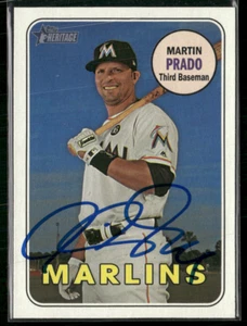 Martin Prado Signed 2018 Heritage IP Auto #137 - Picture 1 of 2