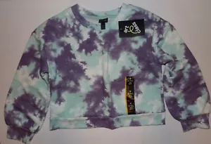 Tie Dye Half Top Sweatshirt Girls Size 6/6x New With Tags - Picture 1 of 6