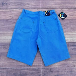 Vintage Fila Sport Jorts Blue Jean Shorts New With Tags Y2K 90s Hip Hop Size 34 - Picture 1 of 9