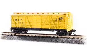 N Scale K7A Stock Car w/Cattle Sounds - M-K-T #47263 - BLI #6572 - Picture 1 of 4