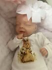 SOLID SILICONE ARTIST REBORN BABY LIFELIKE DOLL SALIA SLEEPING PREEMIE 12?