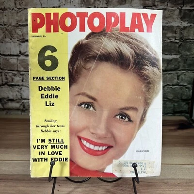 Photoplay Magazine December 1958 Debbie Reynolds - Image 1 of 2