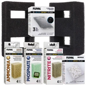 Fluval Spec & Flex Filter Media Carbon Biomax Foam Block Multi Pack Fish Tank - Picture 1 of 11