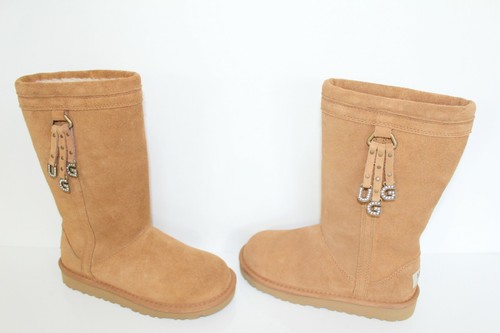 Stivali UGG Australia 1005396K CHE 13 bambini classici alti pelle di pecora scamosciata castagno 13