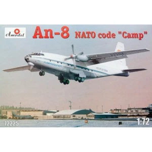 AMODEL 72225 Antonov An-8 Aeroflot Scale 1/72 - Airplane Plastic model kit - Picture 1 of 12