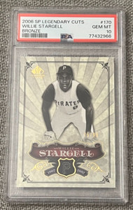 2006 SP Legendary Cuts Bronze Willie Stargell Pirates HOF 75/99 PSA 10 POP 1