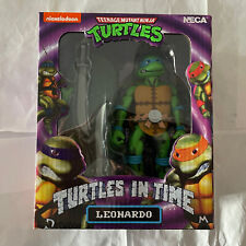 NECA Leonardo TMNT  Turtles in Time-Teenage Mutant Ninja Turtles Figure-NEW