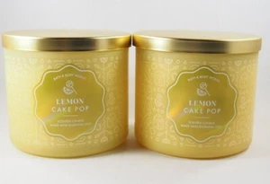 (4) Bath & Body Works gelbe Zitrone Cake Pop Kerze mit ätherischen Ölen 14,5 Unzen Menge - Bild 1 von 11